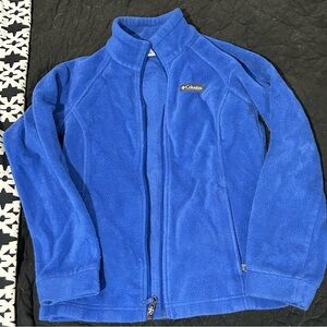 Columbia Vibrant Blue Fleece Outerwear